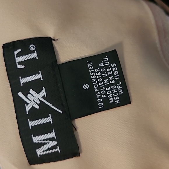 MIXIT Geometric Paisley Asymmetrical Midi Maxi Halter Dress Sz 8 Vintage Y2K - Picture 2 of 15